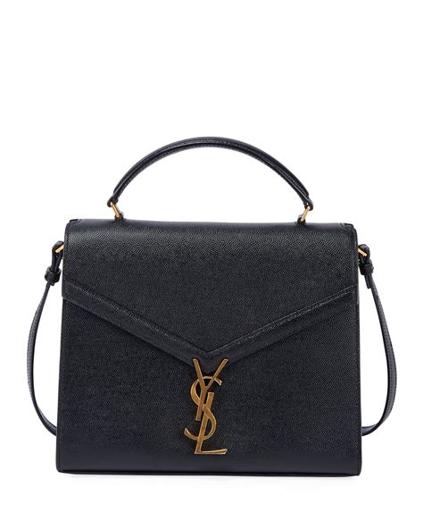 Saint Laurent Cassandra Medium YSL Grain de Poudre Top 